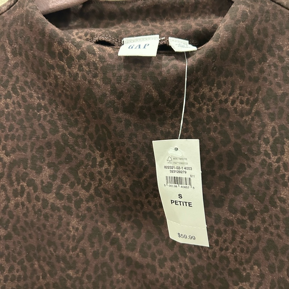 NWT GAP Factory Modern Midi | Leopard Brown| SP - Picture 8 of 12